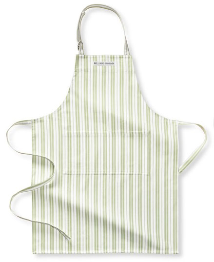 Williams Sonoma Striped Personalized Apron